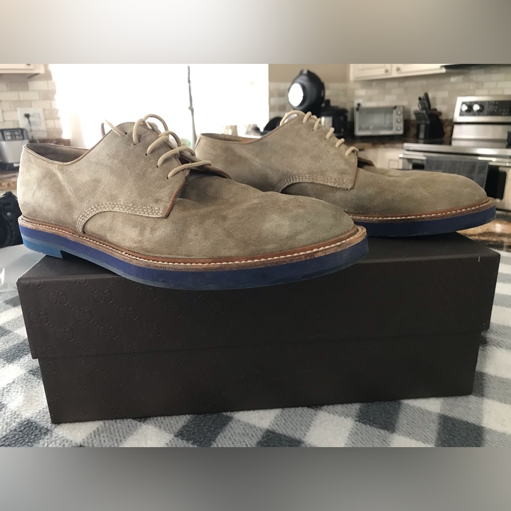Gucci Men Shoes Foix Pale Kaki size 10
